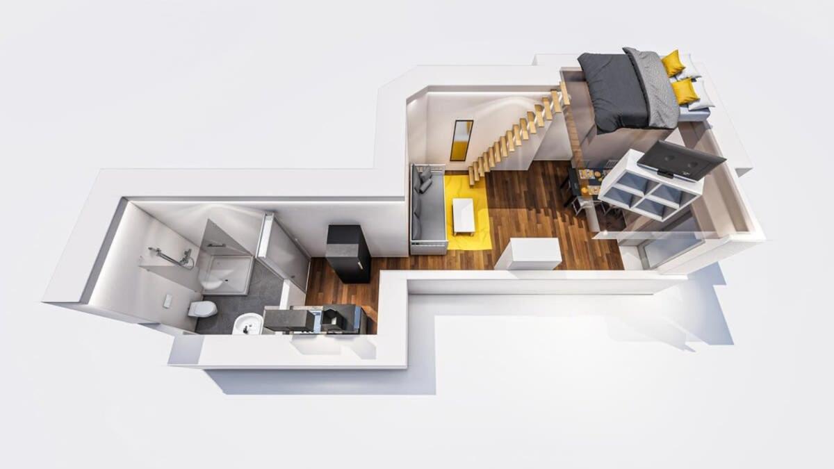 Spacious Loft Style Studio In Berlin Wilmersdorf Luaran gambar